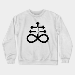 Satanic Cross. Sulfur Cross. Brimstone. Leviathan Cross Crewneck Sweatshirt